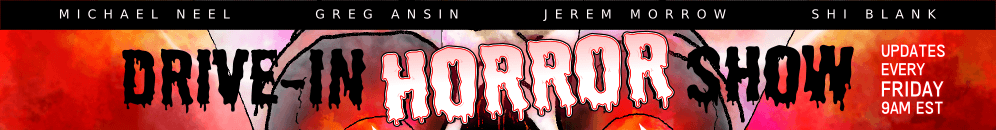 Drive-In Horror Show banner. Please enable images to read the comics :)